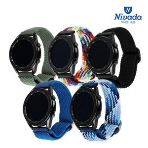 [NIVADA] 니바다 퀵릴리즈 갤럭시워치 스트랩 5종 나일론 릴렉스 버클 밴드 6003 22mm(외경 45/46mm 호환가능) 갤럭시워치3 기어S3 프론티어 클래식