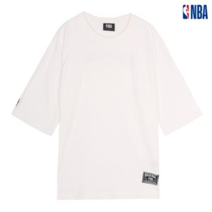 유니 NBA 팀 로고 엠보장식 티셔츠 (N202TS121P)