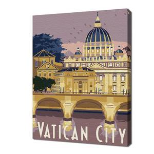 [명화그리기]2030 미니여행-바티칸 시티 12색 일러스트