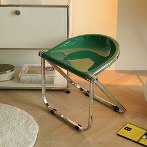 베가 콕 접이식 투명의자 스툴 인테리어 디자인 미드센추리 카페 의자