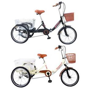 닥터바이크 인삼자전거 삼륜자전거 접이식자전거 세발 보조바퀴 어른용자전거 YGB-0020