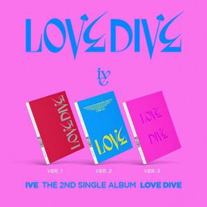 아이브 (IVE) - 싱글 2집 LOVE DIVE - VER.2 (블루) - 개봉앨범 포카 없음
