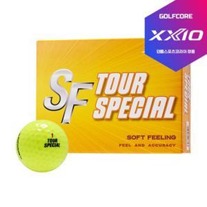 [24년수입]던롭 SF TOUR SPECIAL 투어 스페셜 옐로우 골프볼-12알