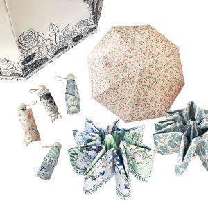 (15%+10%) 하르딘 19cm 미니 패턴 포켓 암막 양우산 양산 우산 경량
