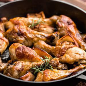 [떴닭]에어프라이어 치킨 떴닭 로스트 치킨 1kg+1kg /국내산 닭