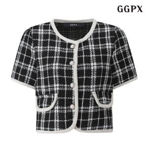 [GGPX]크롭 트위드 자켓 (GOBJK003D)