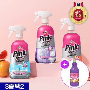 [신제품]홈스타 핑크파워 클리너 750ml 3종 택2 + 락스 1L 증정