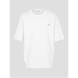 [빈폴멘] 밀라노조직 솔리드 라운드넥 티셔츠 - 화이트 BC4342C141