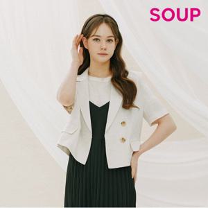 [SOUP] 린넨 테일러드 크롭 재킷(SZ4JK91)