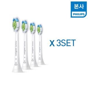 PHILIPS 필립스 옵티멀 화이트 칫솔모 HX6064/67x3SET