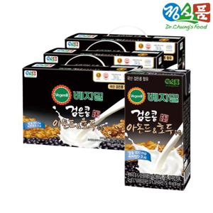 정식품 베지밀 검은콩과 아몬드호두 두유 190ml 72팩