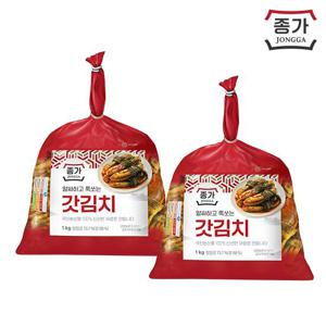 종가 종가집 갓김치 2kg (1kg*2팩)