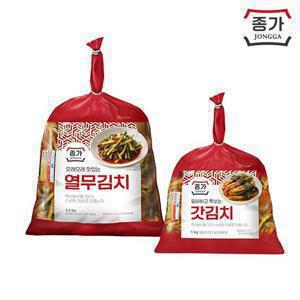 종가 종가집 열무김치 2.5kg+갓김치 1kg