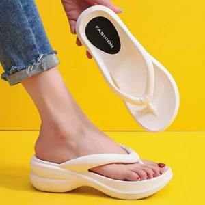 [더힐슈즈] 키높이 여성여자 여름 스트랩 슬리퍼 샌들 쪼리 6cm