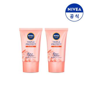 니베아 선 페이스 오일 컨트롤 선 베이스 40ml X 2개