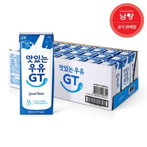 [무료배송] 남양 맛있는우유GT 화이트 멸균우유 200mlx24팩