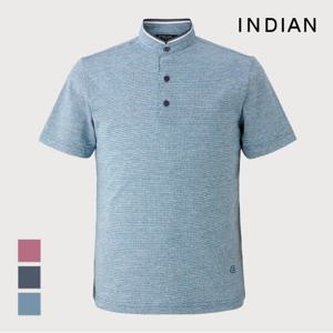 [INDIAN] 린넨혼방 차이나 티셔츠_MIUAS3M2161