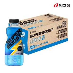 빙그레 슈퍼부스트 에너지드링크 수분충전 500ml 24개입