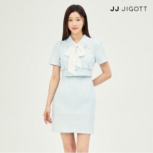 (JJ지고트) 트위드 리본 미니 원피스 GP4P0OP411