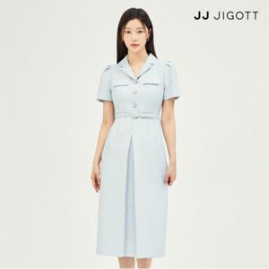 (JJ지고트) 트위드 인버티드 플리츠 원피스 GP4P0OP401