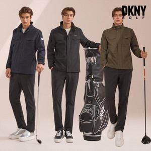 DKNY GOLF 남성 기능성 우븐 바람막이 스윙재킷&팬츠 셋업 2종