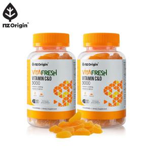 엔젯오리진 비타프레쉬 귤젤리 비타민C& D 3000 2통 (70구미)