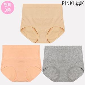 [핑크룩] 스토미 순면 똥배 면스판 복대 여성팬티3P