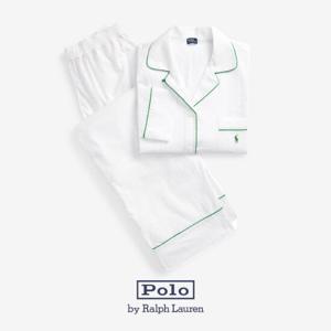 [POLO] 폴로여성 매디슨 파자마 세트 화이트 4P0039