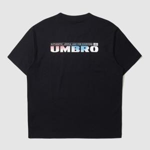 UMBRO 패턴 레터링 프레쉬 반팔 티셔츠( UP321CRS70-BLK)