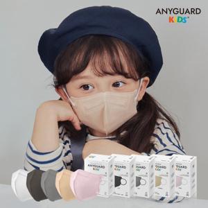 [애니가드 키즈] KF94 새부리형 패션 컬러마스크(소형) 40매 소형 영유아 어린이 베이비