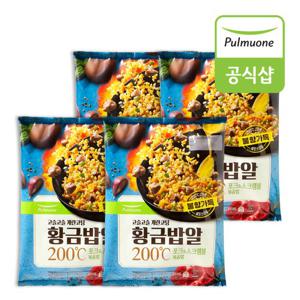 [풀무원] 불향가득 계란코팅 황금밥알 볶음밥 포크&스크램블 420g(2인분) 4봉