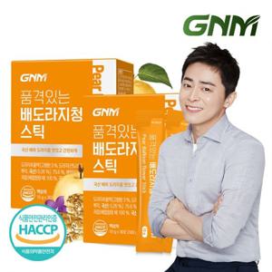 GNM 품격있는 국산 배 도라지청 스틱 2박스 (총 60포) / 배도라지즙 대추 모과