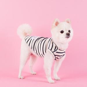 베이직st 강아지 민소매 티셔츠 (네이비/버건디)