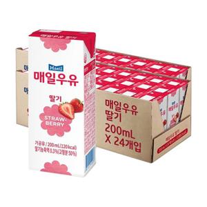 매일 멸균우유 딸기 200ml X 48팩