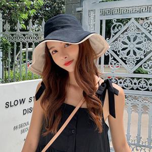 [루즈루나] 에덴나 챙넓은 와이어 벙거지 버킷햇 봄 여성 모자