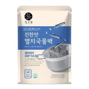 [강고집] 진한맛 멸치국물팩 130g 3봉 (30팩)