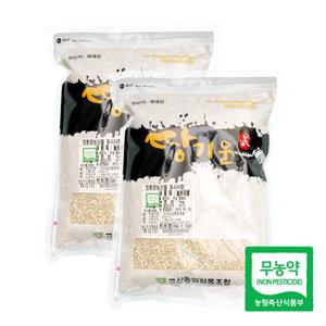 [고산농협] 친환경 땅기운 늘보리쌀(겉보리) 1kgx2팩(2kg)