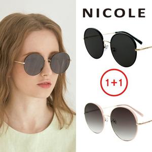 니콜 NI5402-블랙+핑크브라운 선글라스
