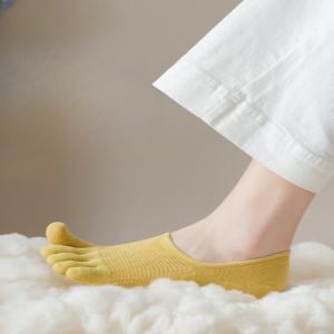 일본 여성용 면양말 땀 흡수 발가락 양말 5켤레