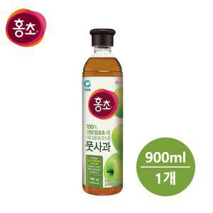 청정원 홍초 풋사과 900mLx1개/과일발효초