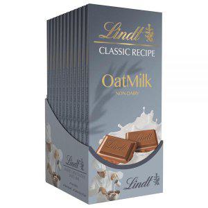 린트 CLASSIC RECIPE 귀리 밀크 플레인 초콜릿 바, 99.2g(3.5온스), 10개 팩 582157