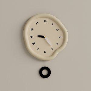 인테리어 무소음 벽시계 북유럽 벽걸이 시계 비정형