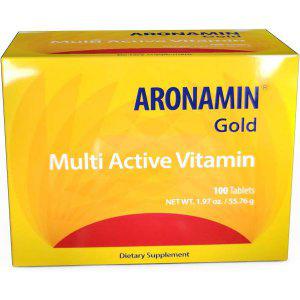비타민 Aronamin Gold - Combats Fatigue Gives Energy Promotes Hematopoiesis 100정