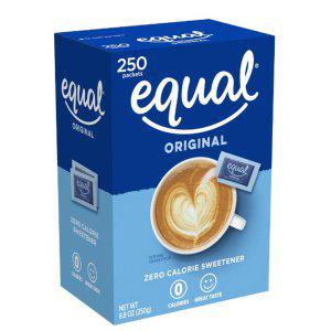 Equal 이퀄 오리지널 제로 칼로리 스위트너 250개세트
