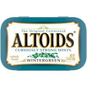 Altoids 알토이드 미국 클래식 스트롱 민트 캔디 사탕 윈터그린 50g 6팩