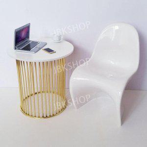 미니어처 테이블 의자 장면 소품 모델 트렌디한 가구 장식품 실습 피규어 작은 천 식탁 체어 인테리어