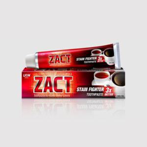 LION - ZACT 작트 스테인 파이터 치약 190g 4개 / 미백치약