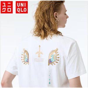 유니클로 젤다의 전설 : 왕국의 눈물 UT 반팔 레귤러 핏 티셔츠 472677