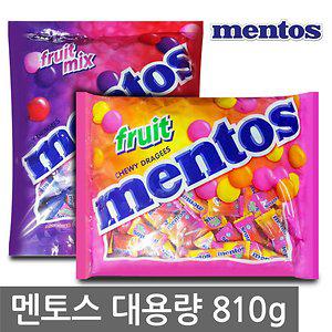 멘토스 대용량 푸르티 810g/어쏘티드/과일맛/업소용