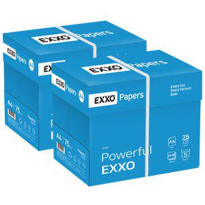 [엑소] (EXXO) A4 복사용지(A4용지) 75g 2500매 2BOX